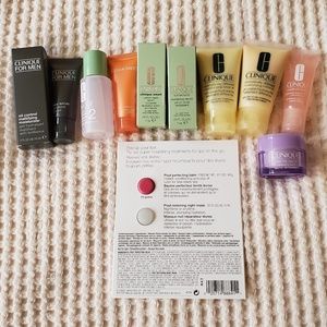 Clinique samples new 11 small sizes skin care